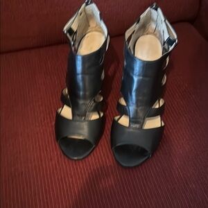 Nine & Co. Black Strappy Heels